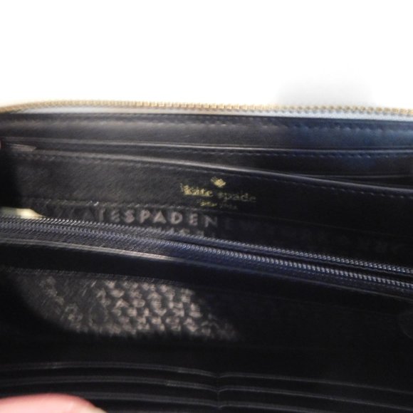 Kate Spade black and white long wallet - Picture 3 of 4
